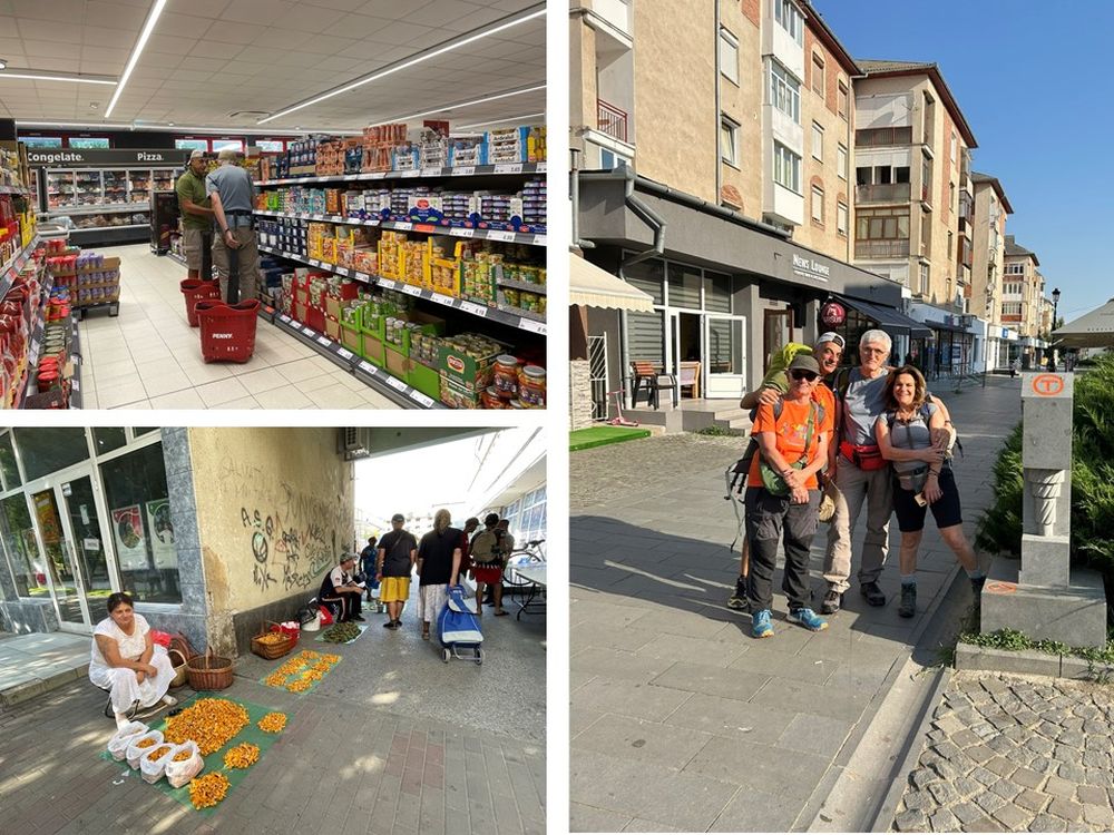 Acquisti a Cugir in vista del cammino [Foto: Maria Teresa Natale, CC BY NC SA]