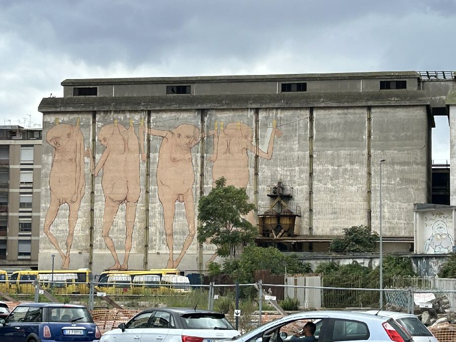 Messina: Murale di Nemo's dedicato alle vittime del mare [Foto: Maria Teresa Natale, CC BY NC SA]